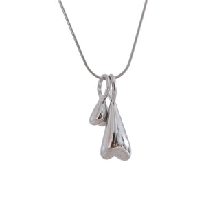 Open image in slideshow, DOUBLED HEARTED NECKLACE
