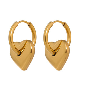 Open image in slideshow, HEARTY EARRINGS
